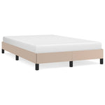 Bed Frame without Mattress Cappuccino 120x190 cm Small Double Faux Leather 379501