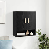 Wall Cabinet Black Oak 60 x 31 x 70 cm Engineered Wood 8004215