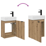 Bathroom Vanity Unit with Tap Artisan Oak 45.5 x 22.5 x 84 cm 889440