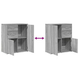 Sideboard Grey Sonoma 60x31x70 cm Engineered Wood 840483