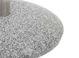 Granite Parasol Base with Wheels for 4-5 cm Pole 27.2 kg Grey 42034379