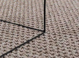 Area Rugs Round LUGO Taupe 160 CM Polyester 42022698