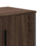 TV Cabinet Brown Oak 180x34x41 cm Engineered Wood 848593