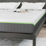 Mattress White and Grey 140 x 190 cm Pocket Spring 4106374