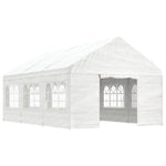 Gazebo with Roof White 6.69x4.08x3.22 m Polyethylene 3155487