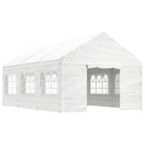 Gazebo with Roof White 6.69x4.08x3.22 m Polyethylene 3155487
