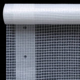 Leno Tarpaulins 2 pcs 260 g/m 4x4 m White 3082828