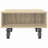 Side Table with Wheels Sonoma Oak 50.5 x 50 x 30 cm 891026