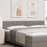 Headboard with Headboard Taupe 200 cm Faux Leather 42007284