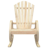 Rocking Adirondack Chair Solid Wood Fir 365093