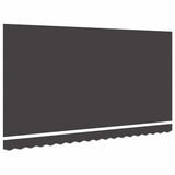 Awning Replacement Fabric Anthracite 4 x 2 m Polyester 42000417