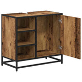 Bathroom Cabinet Old Wood 65 x 33 x 60 cm Engineered Wood 883634