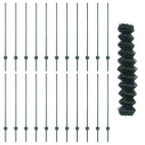 Fence and Post Green 1.2 x 25 m Steel 3336253