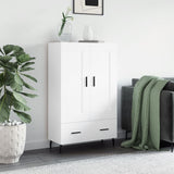 Highboard White 69.5x31x115 cm Engineered Wood 830340