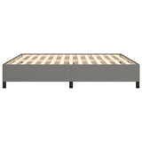Bed Frame without Mattress Dark Grey Super King Fabric 349861