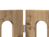 Folding Pet Fence 2 pcs Artisan Oak 100.5 x 38 x 70 cm 8005969