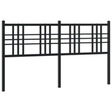 Metal Replace Headboard Black 160cm 376359