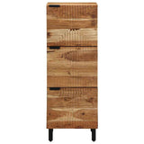 Highboard with Shelf Brown 40 x 33 x 110 cm Solid Mango Wood 4017785