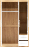 ZNTS Seville 3 Door 2 Drawer Wardrobe 100-101-069