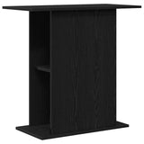 Aquarium Stand Black Oak 75x36x72.5 cm Engineered Wood 862158