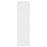 Book Cabinet/Room Divider White 155x24x160 cm Engineered Wood 800657