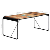 Dining Table 180x90x76 cm Solid Reclaimed Wood 247862