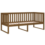 Day Bed without Mattress Honey Brown 100x200 cm Solid Wood Pine 820889