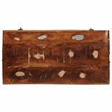 Storage Box with Storage with Door Brown Solid Mango Wood 4104568