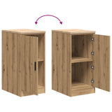Garage Storage Cabinet Artisan Oak 40x51x85 cm Solid Wood Pine 860570
