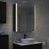 Bathroom Mirror Cabinet Black Oak 53.5 x 15.5 x 70 cm 889232
