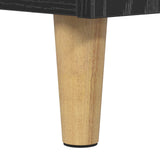 Shoe Cabinet Black Oak 102 x 36 x 60 cm Engineered Wood 881035