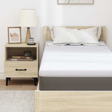 Mattress Topper White 70 x 200 x 5 cm Jaquard Fabric 4106220