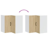 Kitchen Wall Corner Cabinet "Porto" Sonoma Oak Engineered Wood 854100