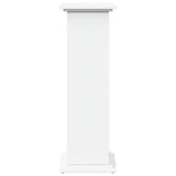 Display Stand with Storage White 31x30x90 cm Engineered Wood 854607
