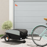 Bike Trailer Black 30 kg Iron 94059