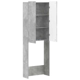 Toilet Cabinet ZWOLLE Concrete Grey 66 x 25.5 x 190 cm 896478