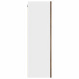 Hanging Cabinet with Door Smoked Oak and White 50 x 31 x 100 cm 884350