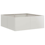 Planter 80x80x30 cm Stainless Steel 860805