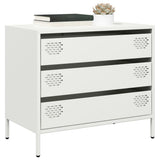 Sideboard White 68x39x58,5 cm Cold-rolled Steel 851297