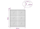 Gabion with 5 mm Wire and 5x5 cm Mesh 100x20x150 cm 3464084
