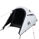 Camping Tent Tunnel 3-Person White Blackout Fabric Waterproof 94603