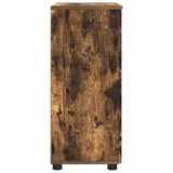Bathroom Cabinet with Storage Smoked Oak 60 x 35 x 80 cm 883309
