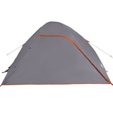 Camping Tent Dome 4-Person Grey Waterproof 94721
