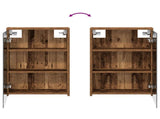 Bathroom Cabinet Set 3 pcs 126 x 16 x 62.5 cm Engineered wood 3403830