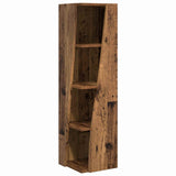 Corner Cabinet Old Wood 27.5x27x102cm Engineered Wood 889853