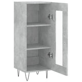 Sideboard Concrete Grey 34.5x34x90 cm Engineered Wood 828792