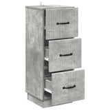 Drawer Cabinet Concrete Grey 33 x 34.5 x 87 cm Engineered Wood 895308