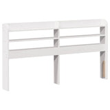 Bed Frame with Headboard without Mattress White 135x190 cm Double 3306753