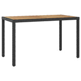 Outdoor Table Black and Brown 46450