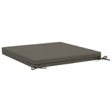 4-Piece Seat Cushions SOEST 4 pcs 100% Polyester Grey 944722